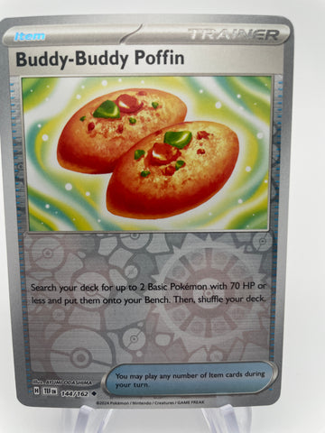 Buddy-Buddy Poffin TEFen 144/162 Reverse Holo RH
