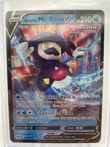 Galarian Mr. Rime V 049/189